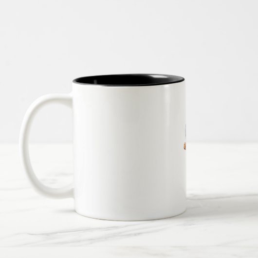 coffee cup tweekleurige koffiemok (Links)