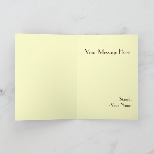 Coffee Cup Wenskaart Kaart (Binnen)