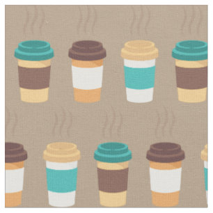 Coffee Cups Barista Cute Cafe Food Beverage Stof