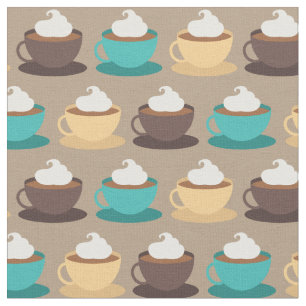 Coffee Cups Barista Cute Cafe Food Beverage Stof