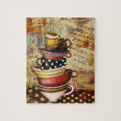 Coffee Cups Divine Puzzle Legpuzzel (Verticaal)