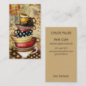 Coffee Cups Divine Visitekaartje (Voorkant / Achterkant)