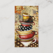 Coffee Cups Divine Visitekaartje (Voorkant)