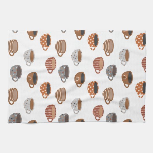 Coffee Cups Theedoek (Horizontaal)