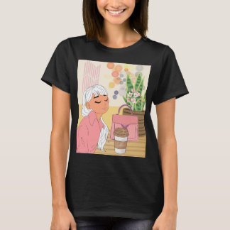COFFEE DAG, GELUKKIGE DAG T-SHIRT
