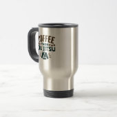 Coffee Dan Jiu Jitsu BJJ Jiujitsu Reisbeker (Voorkant links)