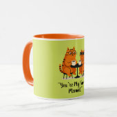 Coffee Date Cat Couple Mug Mok (Voorkant links)