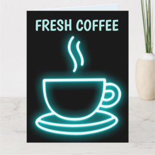 COFFEE DENK AAN JOU Wenskaart Kaart