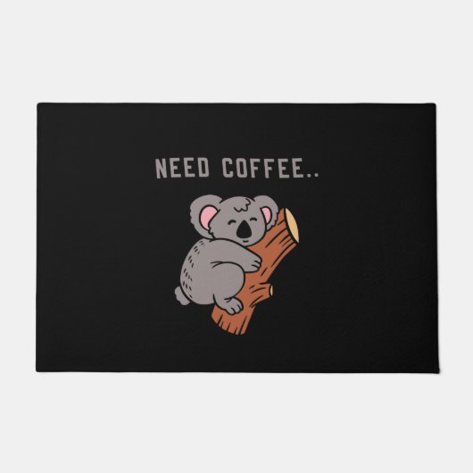 Coffee Design Funny Deurmat (Voorkant)