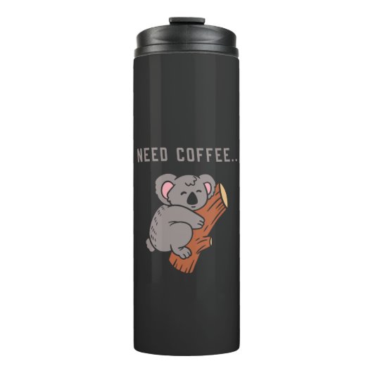 Coffee Design Funny Thermosbeker (Voorkant)