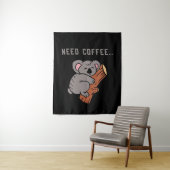 Coffee Design Funny Wandkleed (In situ)