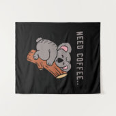 Coffee Design Funny Wandkleed (Voorkant (horizontaal))