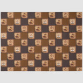 Coffee Design Rustic Decoupage Pattern Tissuepapier (Voorkant)