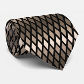Coffee Diamond Ombre Stropdas (Opgerold)