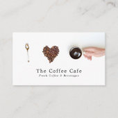 Coffee Display, Barista, Café, Coffeehouse Visitekaartje (Voorkant)