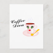 Coffee Diva Briefkaart (Voorkant)