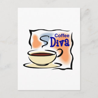 Coffee Diva Briefkaart