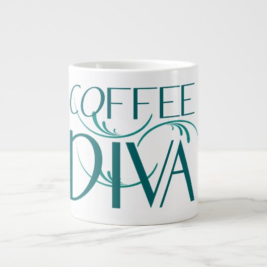 Coffee Diva Jumbo Mok (Voorkant)