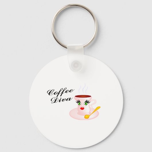 Coffee Diva Sleutelhanger (Voorkant)