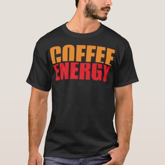 Coffee dog black lab t-shirt (Voorkant)