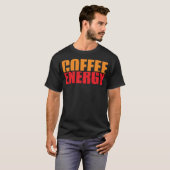 Coffee dog black lab t-shirt (Voorkant volledig)