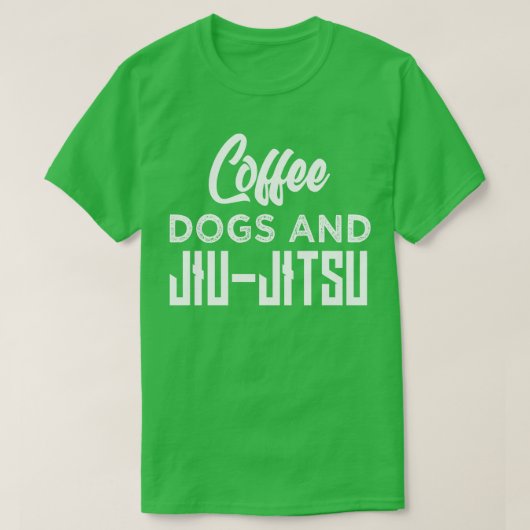 Coffee Dogs Jiu Jitsu T-shirt (Design voorkant)