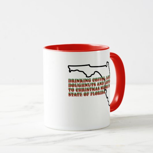 Coffee, Donuts and Christmas Music in Florida  Mok (Voorkant rechts)
