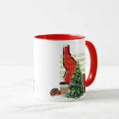 Coffee, Donuts and Christmas Music in Idaho Mok (Voorkant rechts)