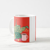 Coffee, Donuts, Christmas Music in West Virginia  Koffiemok (Voorkant links)