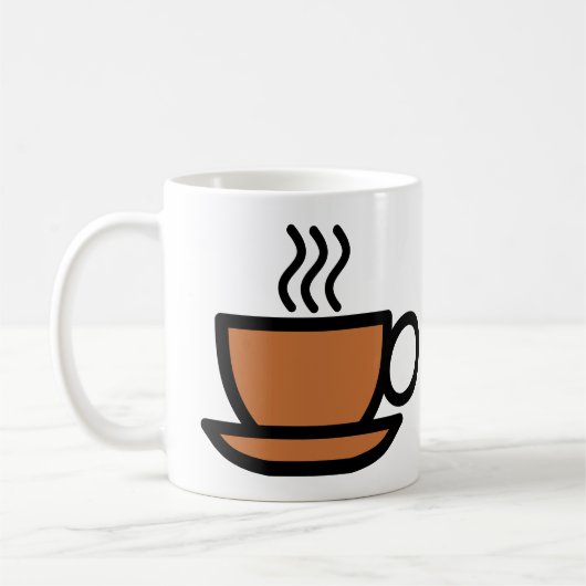 Coffee Doodle Mok – Cafeïne Lover Gift (Links)