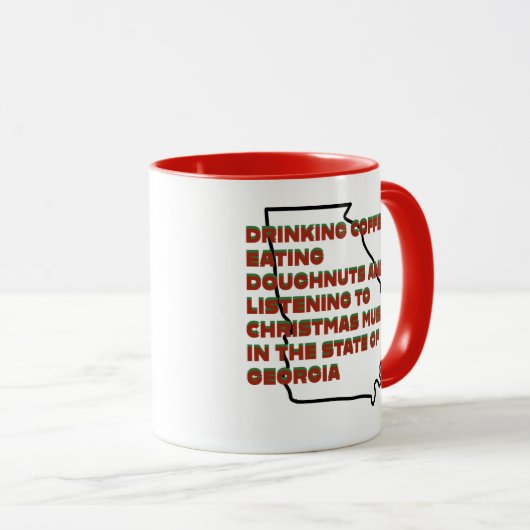 Coffee, Doughnuts and Christmas Music in Georgia  Mok (Voorkant rechts)