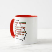 Coffee, Doughnuts and Christmas Music in Georgia  Mok (Voorkant links)