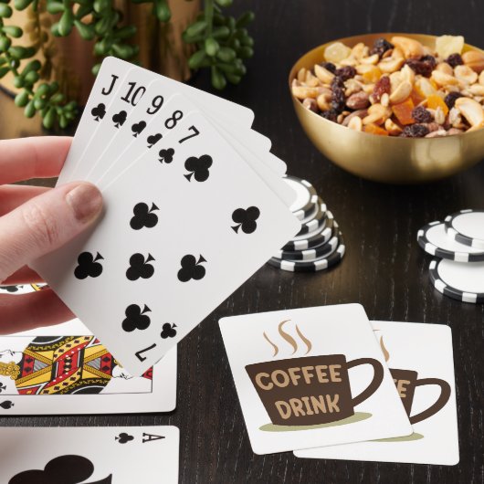Coffee Drink Cup Pokerkaarten (Insitu)