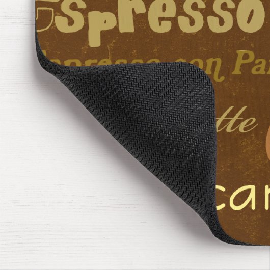 Coffee Drink Mousepad Muismat (Hoek)