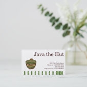 Coffee Drink Punch Card Klantenkaartje (Staand voorkant)