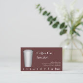 Coffee Drink Punch / Loyalty Card (Staand voorkant)