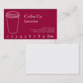 Coffee Drink Punch / Loyalty Card (Voorkant / Achterkant)