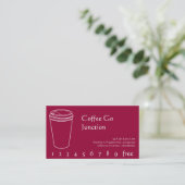 Coffee Drink Punch / Loyalty Card (Staand voorkant)