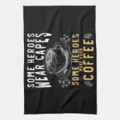 Coffee Drinker Barista Humor Theedoek (Verticaal)