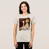 Coffee Drinker Cafés Rajah. Henri Meunier, 1897 Tri-Blend Shirt (Voorkant volledig)