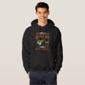 Coffee drums and percussionist hoodie (Voorkant volledig)