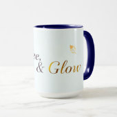 Coffee Dua & Glow Moderne Moslima Mok (Voorkant rechts)