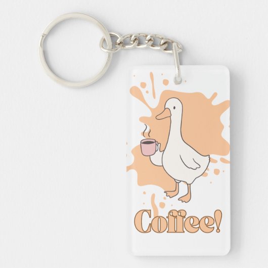 Coffee Duck Key Hanger Sleutelhanger (Voorkant)