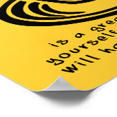 Coffee Dwaas Grappige Poster Bord (Hoek)