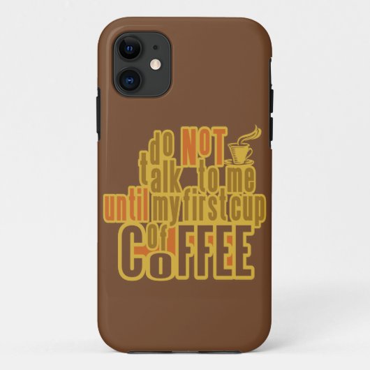 COFFEE EERSTE iPhone case-mate Case (Achterkant)