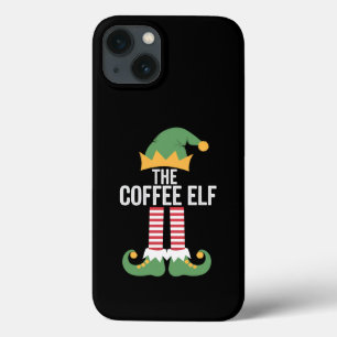 Coffee Elf Family Matching Group Kerstmis Case-Mate iPhone Case