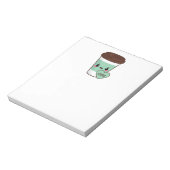 Coffee Emoji Lover Notitieblok (Linkerzijde)