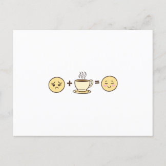 Coffee emojis moji + koffie = een gelukkige emoji briefkaart