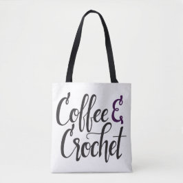 Coffee en Crochet Tote Bag
