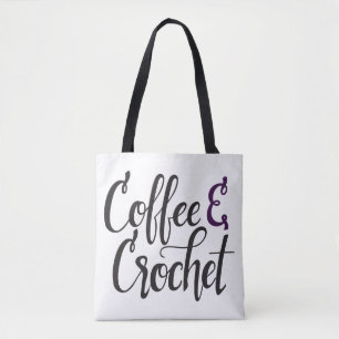 Coffee en Crochet Tote Bag